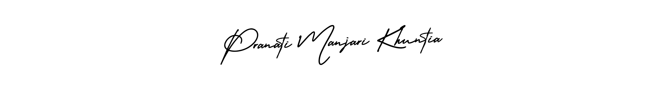 This is the best signature style for the Pranati Manjari Khuntia name. Also you like these signature font (AmerikaSignatureDemo-Regular). Mix name signature. Pranati Manjari Khuntia signature style 3 images and pictures png