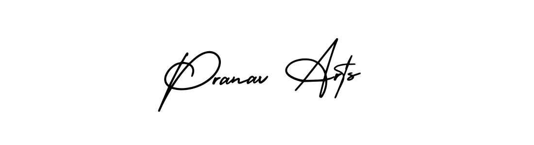 It looks lik you need a new signature style for name Pranav Arts. Design unique handwritten (AmerikaSignatureDemo-Regular) signature with our free signature maker in just a few clicks. Pranav Arts signature style 3 images and pictures png