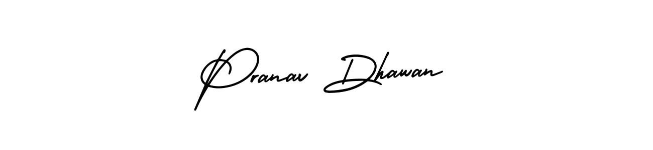 Create a beautiful signature design for name Pranav Dhawan. With this signature (AmerikaSignatureDemo-Regular) fonts, you can make a handwritten signature for free. Pranav Dhawan signature style 3 images and pictures png