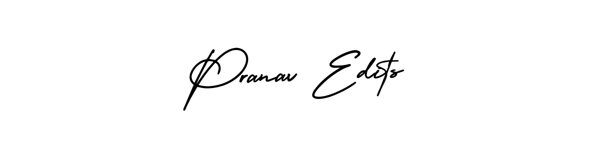 Also You can easily find your signature by using the search form. We will create Pranav Edits name handwritten signature images for you free of cost using AmerikaSignatureDemo-Regular sign style. Pranav Edits signature style 3 images and pictures png