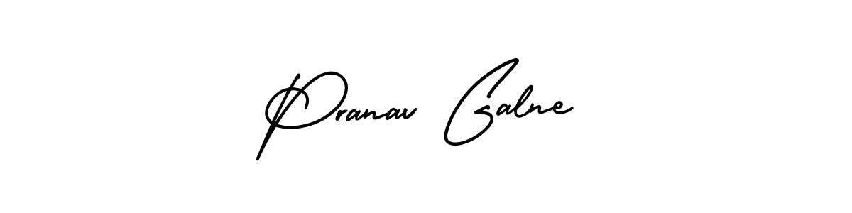Make a short Pranav Galne signature style. Manage your documents anywhere anytime using AmerikaSignatureDemo-Regular. Create and add eSignatures, submit forms, share and send files easily. Pranav Galne signature style 3 images and pictures png