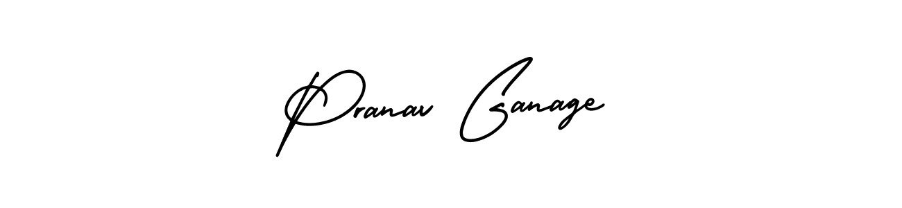 Also we have Pranav Ganage name is the best signature style. Create professional handwritten signature collection using AmerikaSignatureDemo-Regular autograph style. Pranav Ganage signature style 3 images and pictures png