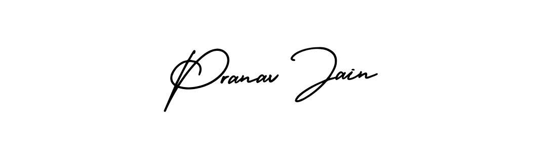 Use a signature maker to create a handwritten signature online. With this signature software, you can design (AmerikaSignatureDemo-Regular) your own signature for name Pranav Jain. Pranav Jain signature style 3 images and pictures png