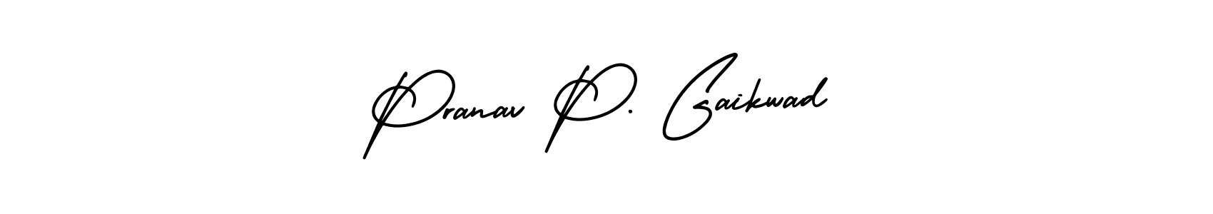 Best and Professional Signature Style for Pranav P. Gaikwad. AmerikaSignatureDemo-Regular Best Signature Style Collection. Pranav P. Gaikwad signature style 3 images and pictures png
