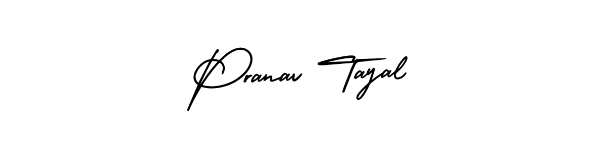 Create a beautiful signature design for name Pranav Tayal. With this signature (AmerikaSignatureDemo-Regular) fonts, you can make a handwritten signature for free. Pranav Tayal signature style 3 images and pictures png