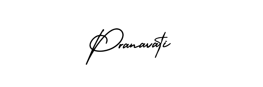 AmerikaSignatureDemo-Regular is a professional signature style that is perfect for those who want to add a touch of class to their signature. It is also a great choice for those who want to make their signature more unique. Get Pranavati name to fancy signature for free. Pranavati signature style 3 images and pictures png