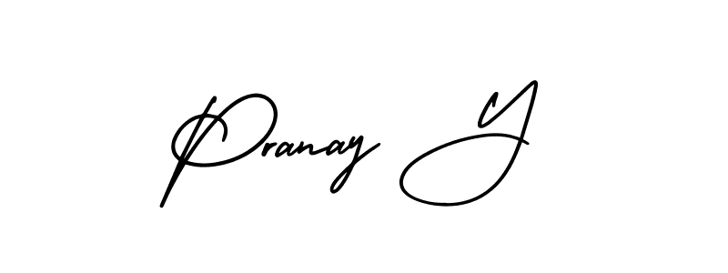 You can use this online signature creator to create a handwritten signature for the name Pranay Y. This is the best online autograph maker. Pranay Y signature style 3 images and pictures png