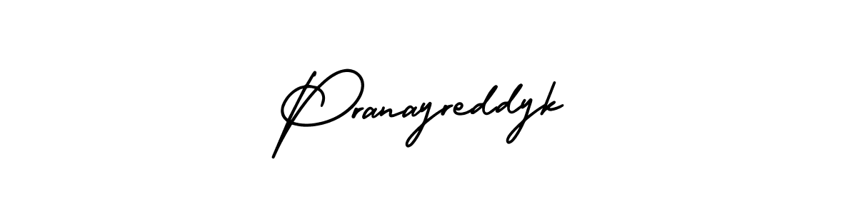 if you are searching for the best signature style for your name Pranayreddyk. so please give up your signature search. here we have designed multiple signature styles  using AmerikaSignatureDemo-Regular. Pranayreddyk signature style 3 images and pictures png