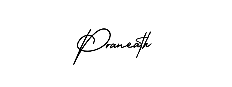 This is the best signature style for the Praneath name. Also you like these signature font (AmerikaSignatureDemo-Regular). Mix name signature. Praneath signature style 3 images and pictures png
