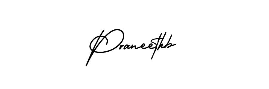 You can use this online signature creator to create a handwritten signature for the name Praneethb. This is the best online autograph maker. Praneethb signature style 3 images and pictures png