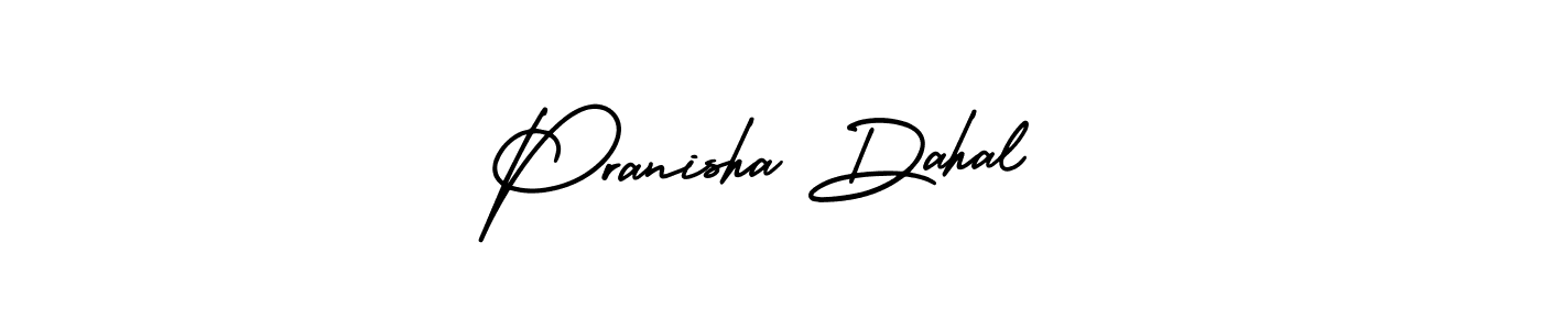 Design your own signature with our free online signature maker. With this signature software, you can create a handwritten (AmerikaSignatureDemo-Regular) signature for name Pranisha Dahal. Pranisha Dahal signature style 3 images and pictures png