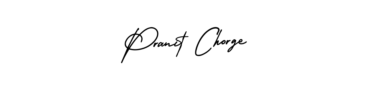 Make a beautiful signature design for name Pranit Chorge. Use this online signature maker to create a handwritten signature for free. Pranit Chorge signature style 3 images and pictures png