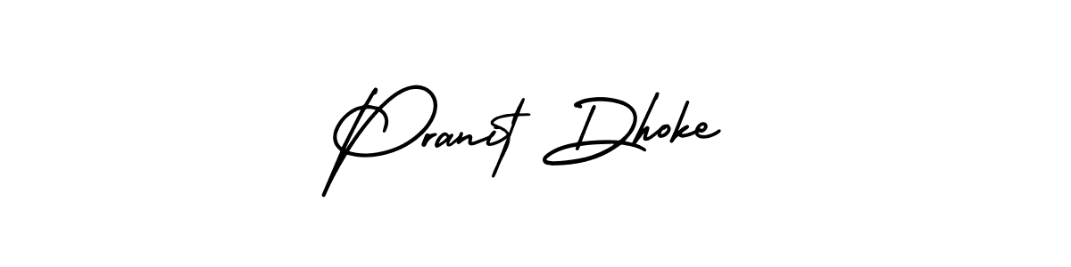 Make a beautiful signature design for name Pranit Dhoke. Use this online signature maker to create a handwritten signature for free. Pranit Dhoke signature style 3 images and pictures png