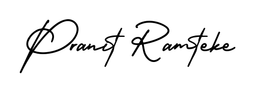 Turn your name Pranit Ramteke into a signature brand with AmerikaSignatureDemo-Regular styling. Download in standard PNG or transparent format anytime. Pranit Ramteke signature style 3 images and pictures png