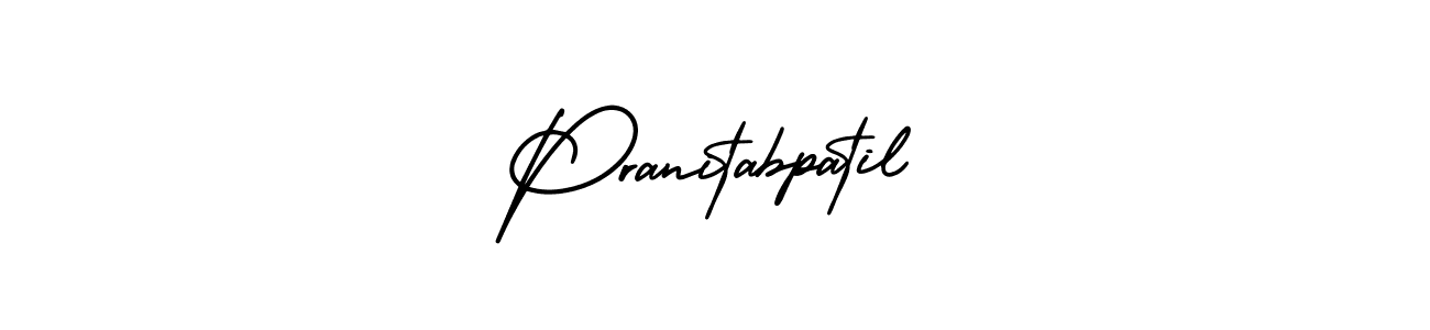 Design your own signature with our free online signature maker. With this signature software, you can create a handwritten (AmerikaSignatureDemo-Regular) signature for name Pranitabpatil. Pranitabpatil signature style 3 images and pictures png