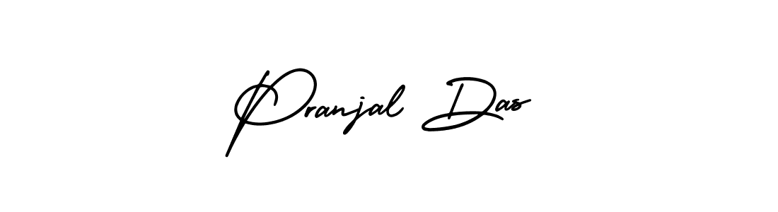 Make a beautiful signature design for name Pranjal Das. With this signature (AmerikaSignatureDemo-Regular) style, you can create a handwritten signature for free. Pranjal Das signature style 3 images and pictures png