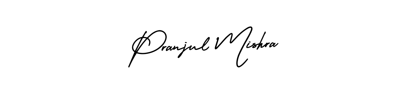 Use a signature maker to create a handwritten signature online. With this signature software, you can design (AmerikaSignatureDemo-Regular) your own signature for name Pranjul Mishra. Pranjul Mishra signature style 3 images and pictures png