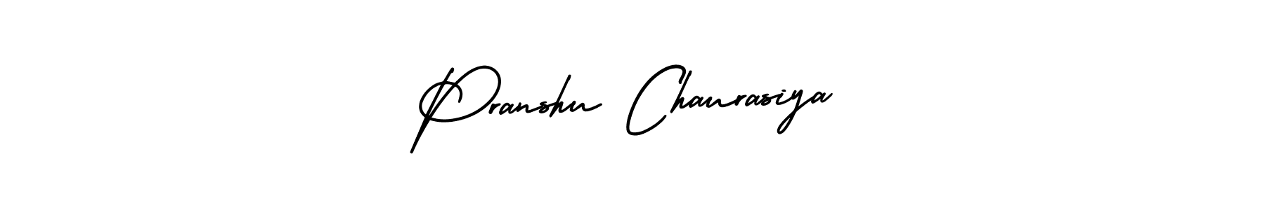 AmerikaSignatureDemo-Regular is a professional signature style that is perfect for those who want to add a touch of class to their signature. It is also a great choice for those who want to make their signature more unique. Get Pranshu Chaurasiya name to fancy signature for free. Pranshu Chaurasiya signature style 3 images and pictures png