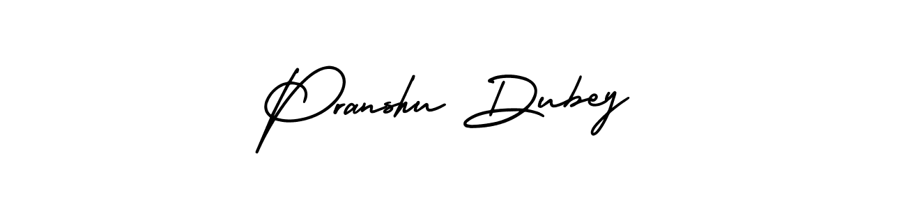 Design your own signature with our free online signature maker. With this signature software, you can create a handwritten (AmerikaSignatureDemo-Regular) signature for name Pranshu Dubey. Pranshu Dubey signature style 3 images and pictures png