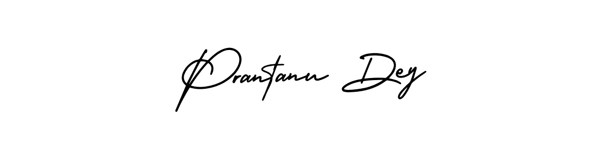 You should practise on your own different ways (AmerikaSignatureDemo-Regular) to write your name (Prantanu Dey) in signature. don't let someone else do it for you. Prantanu Dey signature style 3 images and pictures png