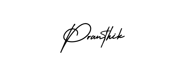 AmerikaSignatureDemo-Regular is a professional signature style that is perfect for those who want to add a touch of class to their signature. It is also a great choice for those who want to make their signature more unique. Get Pranthik name to fancy signature for free. Pranthik signature style 3 images and pictures png