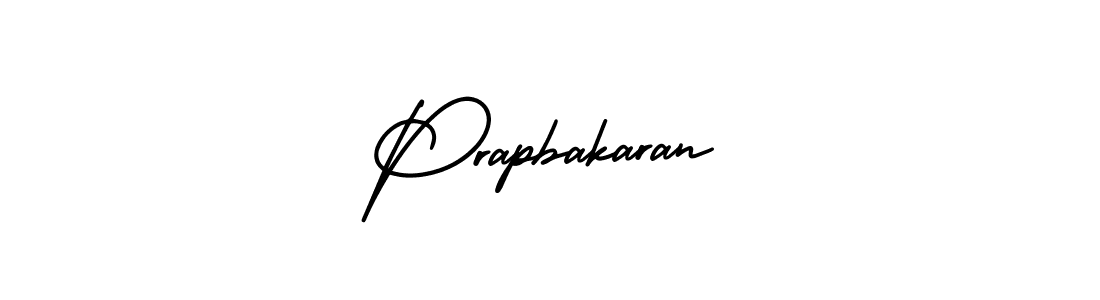 Create a beautiful signature design for name Prapbakaran. With this signature (AmerikaSignatureDemo-Regular) fonts, you can make a handwritten signature for free. Prapbakaran signature style 3 images and pictures png