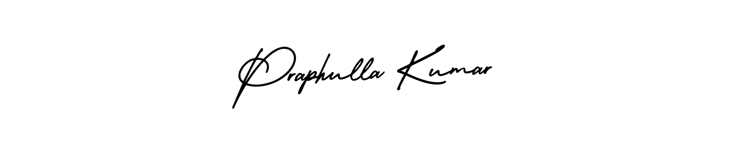 It looks lik you need a new signature style for name Praphulla Kumar. Design unique handwritten (AmerikaSignatureDemo-Regular) signature with our free signature maker in just a few clicks. Praphulla Kumar signature style 3 images and pictures png