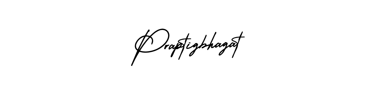 Design your own signature with our free online signature maker. With this signature software, you can create a handwritten (AmerikaSignatureDemo-Regular) signature for name Praptigbhagat. Praptigbhagat signature style 3 images and pictures png