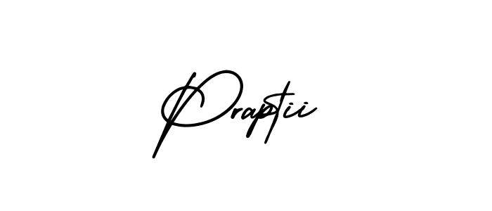 if you are searching for the best signature style for your name Praptii. so please give up your signature search. here we have designed multiple signature styles  using AmerikaSignatureDemo-Regular. Praptii signature style 3 images and pictures png
