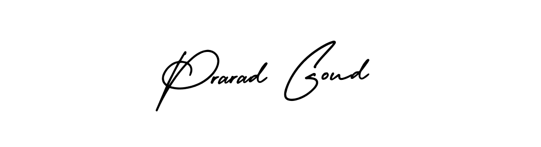 Make a beautiful signature design for name Prarad Goud. Use this online signature maker to create a handwritten signature for free. Prarad Goud signature style 3 images and pictures png