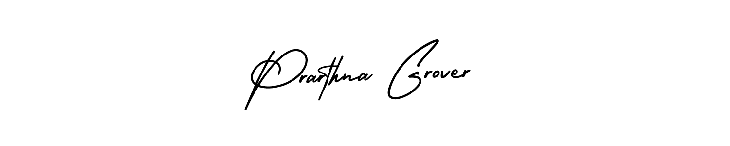 Create a beautiful signature design for name Prarthna Grover. With this signature (AmerikaSignatureDemo-Regular) fonts, you can make a handwritten signature for free. Prarthna Grover signature style 3 images and pictures png