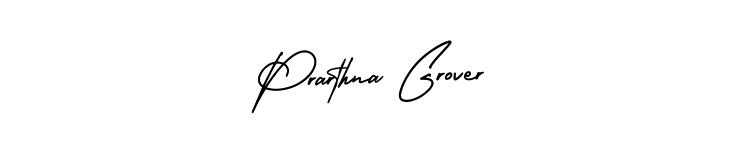 Also we have Prarthna Grover name is the best signature style. Create professional handwritten signature collection using AmerikaSignatureDemo-Regular autograph style. Prarthna Grover signature style 3 images and pictures png