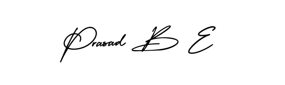 Design your own signature with our free online signature maker. With this signature software, you can create a handwritten (AmerikaSignatureDemo-Regular) signature for name Prasad B E. Prasad B E signature style 3 images and pictures png