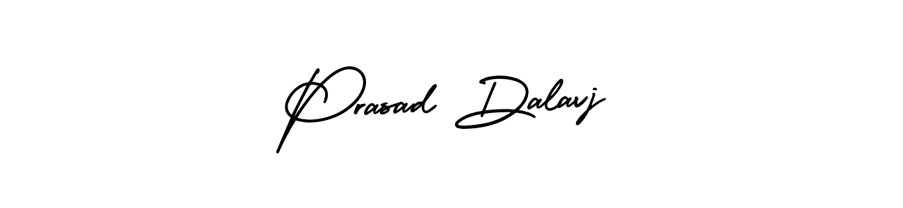 This is the best signature style for the Prasad Dalavj name. Also you like these signature font (AmerikaSignatureDemo-Regular). Mix name signature. Prasad Dalavj signature style 3 images and pictures png