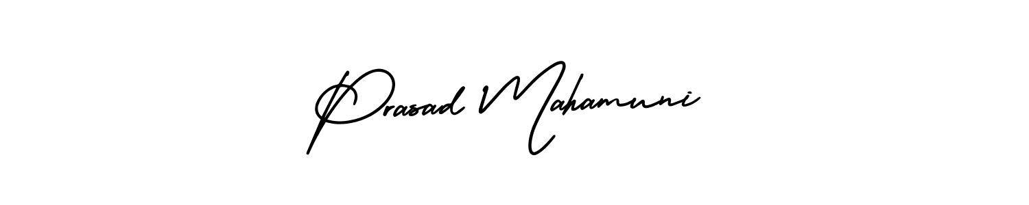 Design your own signature with our free online signature maker. With this signature software, you can create a handwritten (AmerikaSignatureDemo-Regular) signature for name Prasad Mahamuni. Prasad Mahamuni signature style 3 images and pictures png