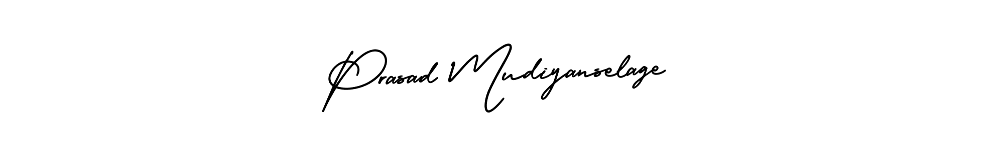 Design your own signature with our free online signature maker. With this signature software, you can create a handwritten (AmerikaSignatureDemo-Regular) signature for name Prasad Mudiyanselage. Prasad Mudiyanselage signature style 3 images and pictures png