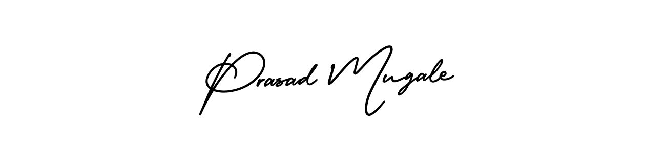Make a beautiful signature design for name Prasad Mugale. With this signature (AmerikaSignatureDemo-Regular) style, you can create a handwritten signature for free. Prasad Mugale signature style 3 images and pictures png