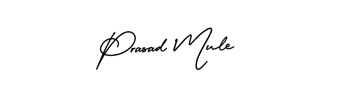 How to make Prasad Mule signature? AmerikaSignatureDemo-Regular is a professional autograph style. Create handwritten signature for Prasad Mule name. Prasad Mule signature style 3 images and pictures png