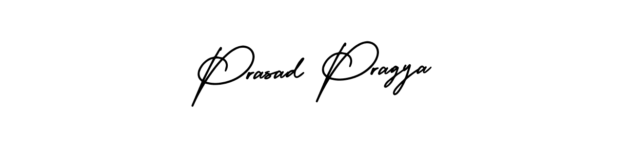 Create a beautiful signature design for name Prasad Pragya. With this signature (AmerikaSignatureDemo-Regular) fonts, you can make a handwritten signature for free. Prasad Pragya signature style 3 images and pictures png
