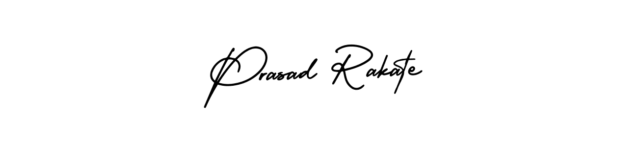 This is the best signature style for the Prasad Rakate name. Also you like these signature font (AmerikaSignatureDemo-Regular). Mix name signature. Prasad Rakate signature style 3 images and pictures png