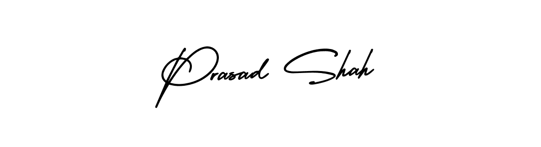 How to Draw Prasad Shah signature style? AmerikaSignatureDemo-Regular is a latest design signature styles for name Prasad Shah. Prasad Shah signature style 3 images and pictures png