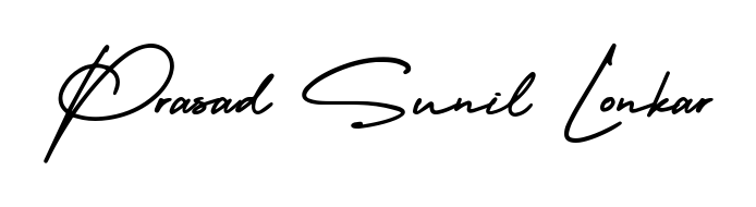 Design your own signature with our free online signature maker. With this signature software, you can create a handwritten (AmerikaSignatureDemo-Regular) signature for name Prasad Sunil Lonkar. Prasad Sunil Lonkar signature style 3 images and pictures png