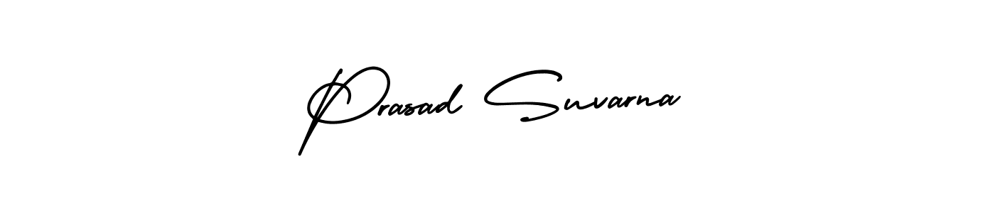 Best and Professional Signature Style for Prasad Suvarna. AmerikaSignatureDemo-Regular Best Signature Style Collection. Prasad Suvarna signature style 3 images and pictures png