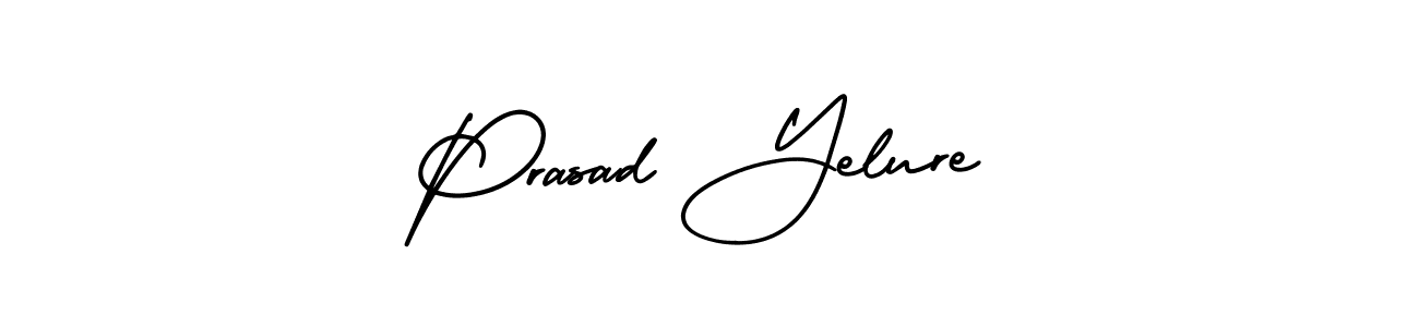 Create a beautiful signature design for name Prasad Yelure. With this signature (AmerikaSignatureDemo-Regular) fonts, you can make a handwritten signature for free. Prasad Yelure signature style 3 images and pictures png