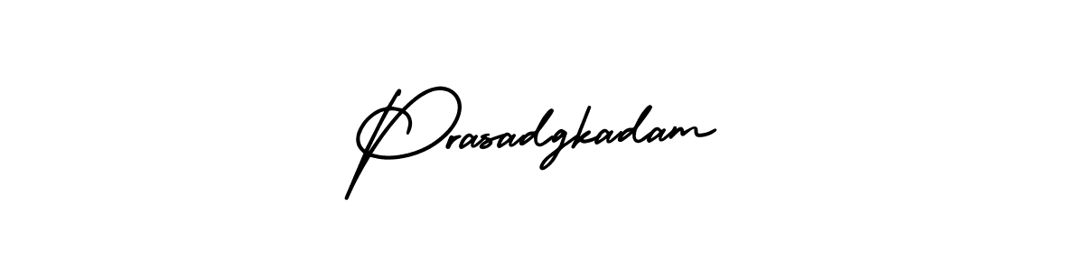 Design your own signature with our free online signature maker. With this signature software, you can create a handwritten (AmerikaSignatureDemo-Regular) signature for name Prasadgkadam. Prasadgkadam signature style 3 images and pictures png