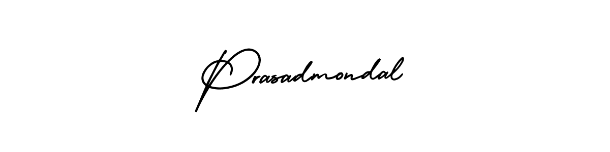AmerikaSignatureDemo-Regular is a professional signature style that is perfect for those who want to add a touch of class to their signature. It is also a great choice for those who want to make their signature more unique. Get Prasadmondal name to fancy signature for free. Prasadmondal signature style 3 images and pictures png