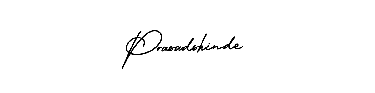 Make a beautiful signature design for name Prasadshinde. With this signature (AmerikaSignatureDemo-Regular) style, you can create a handwritten signature for free. Prasadshinde signature style 3 images and pictures png