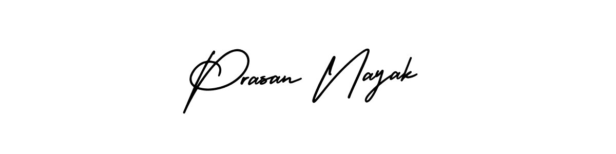 AmerikaSignatureDemo-Regular is a professional signature style that is perfect for those who want to add a touch of class to their signature. It is also a great choice for those who want to make their signature more unique. Get Prasan Nayak name to fancy signature for free. Prasan Nayak signature style 3 images and pictures png