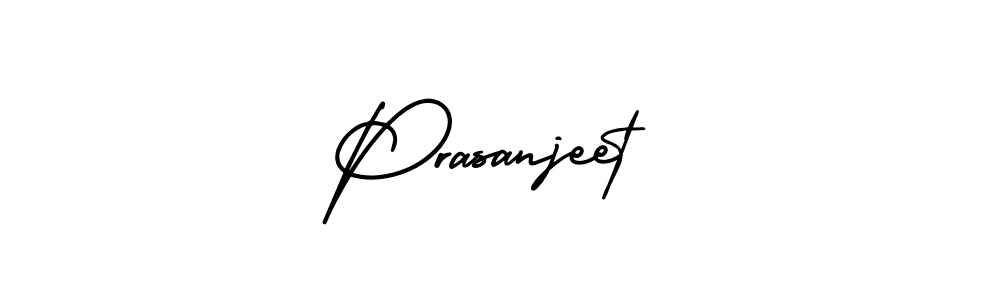 AmerikaSignatureDemo-Regular is a professional signature style that is perfect for those who want to add a touch of class to their signature. It is also a great choice for those who want to make their signature more unique. Get Prasanjeet name to fancy signature for free. Prasanjeet signature style 3 images and pictures png