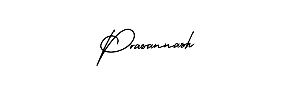 Make a beautiful signature design for name Prasannash. With this signature (AmerikaSignatureDemo-Regular) style, you can create a handwritten signature for free. Prasannash signature style 3 images and pictures png